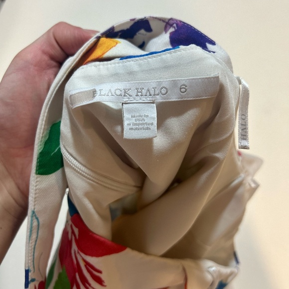 Black Halo Stretch Techno Emerson Romper - Picture 3 of 12